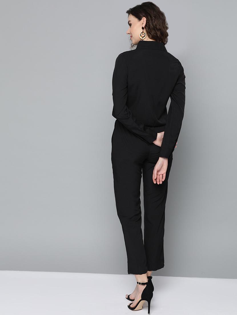 long sleeved full leg jumpsuit - 16973077 - Zoom Image - 3