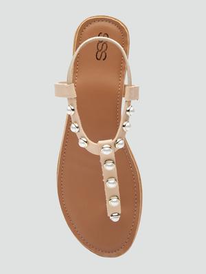 tan back strap sandals - 16973225 - Standard Image - 4