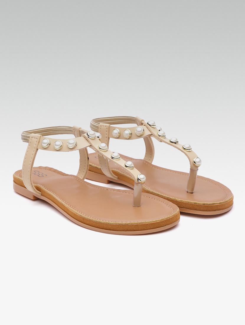 tan back strap sandals - 16973225 - Zoom Image - 1