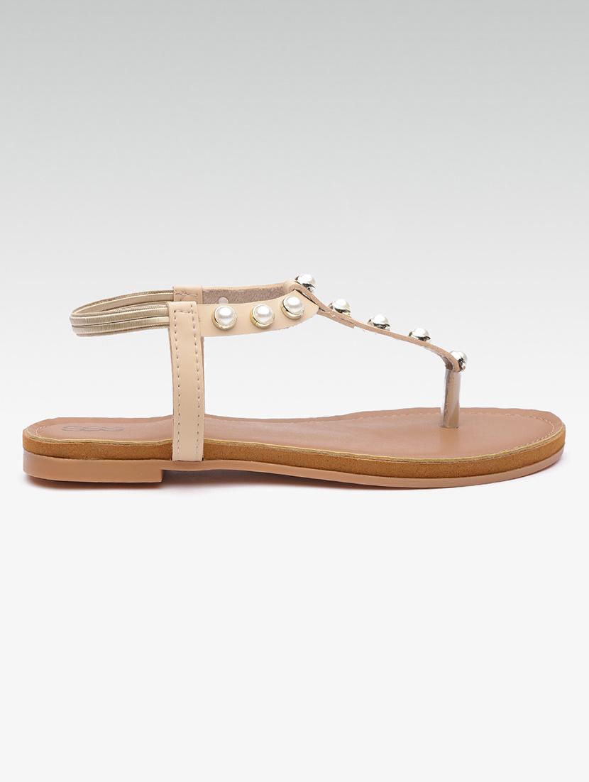 tan back strap sandals - 16973225 - Zoom Image - 2
