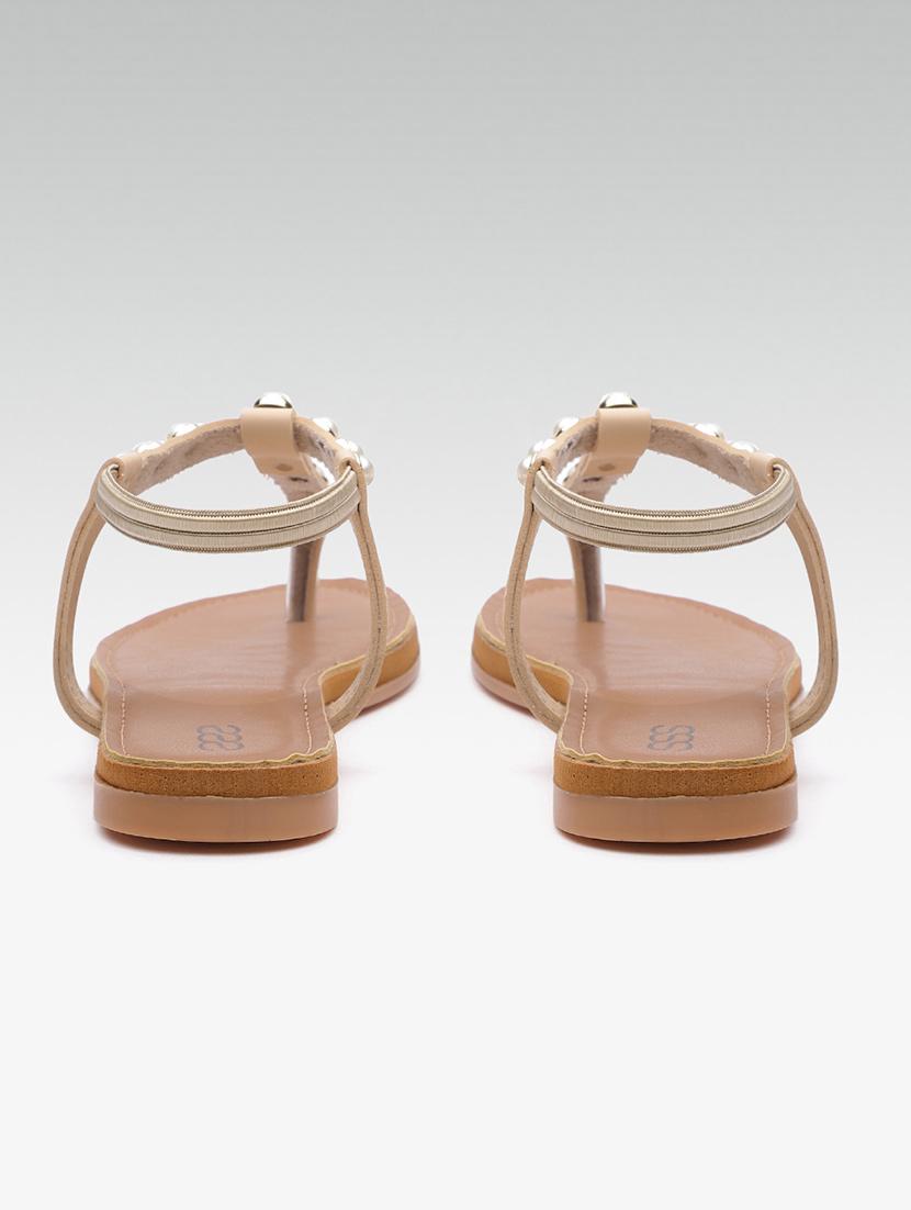 tan back strap sandals - 16973225 - Zoom Image - 3