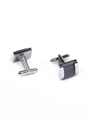purple metal cufflinks - 16973333 - Standard Image - 2