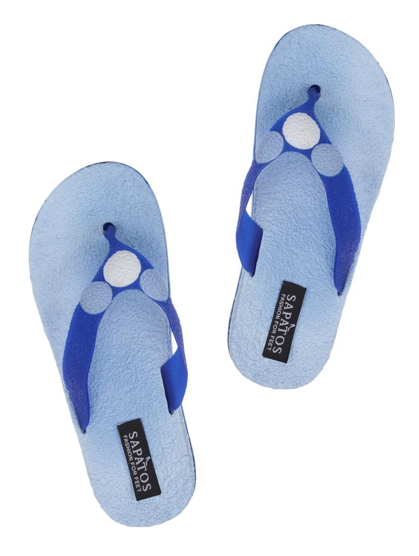 blue rubber slippers flip flops - 16973737 - Zoom Image - 1