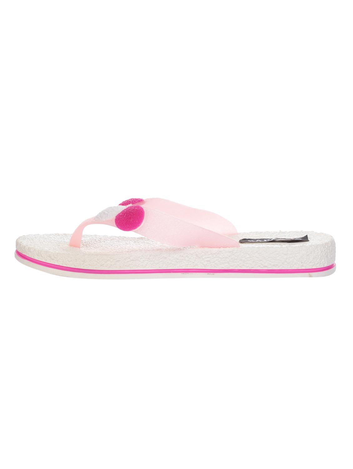 white rubber slippers flip flops - 16973738 - Zoom Image - 3