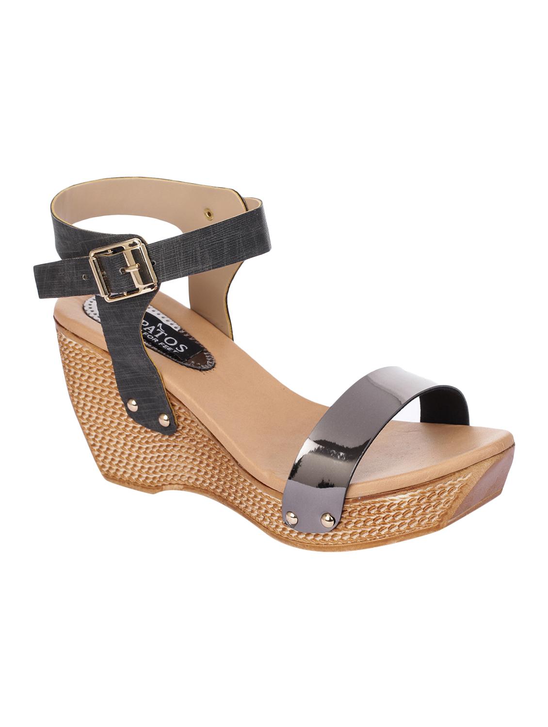 black ankle strap wedge - 16973761 - Zoom Image - 1