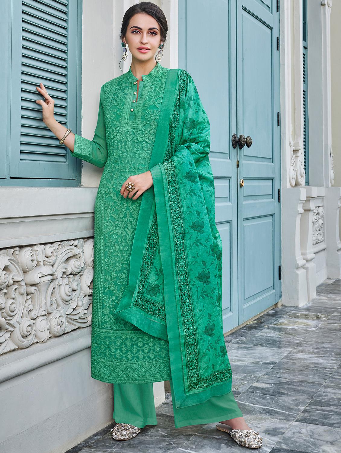 embroidered suit set - 16973880 - Zoom Image - 1