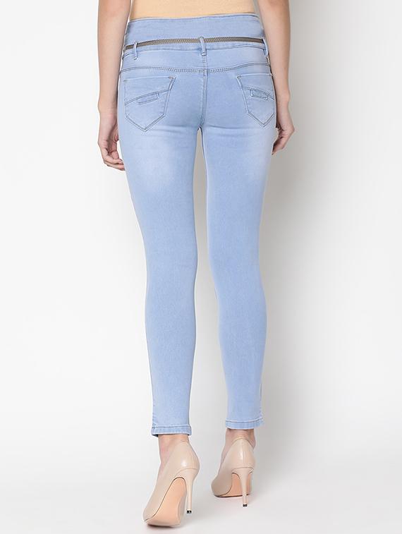 mid rise distressed jeans - 16973909 - Zoom Image - 3
