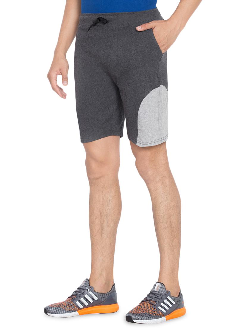 grey color block short - 16974046 - Zoom Image - 2