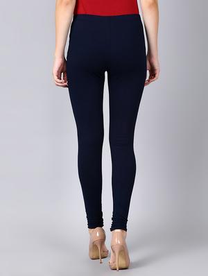 navy blue cotton leggings - 16974099 - Standard Image - 3