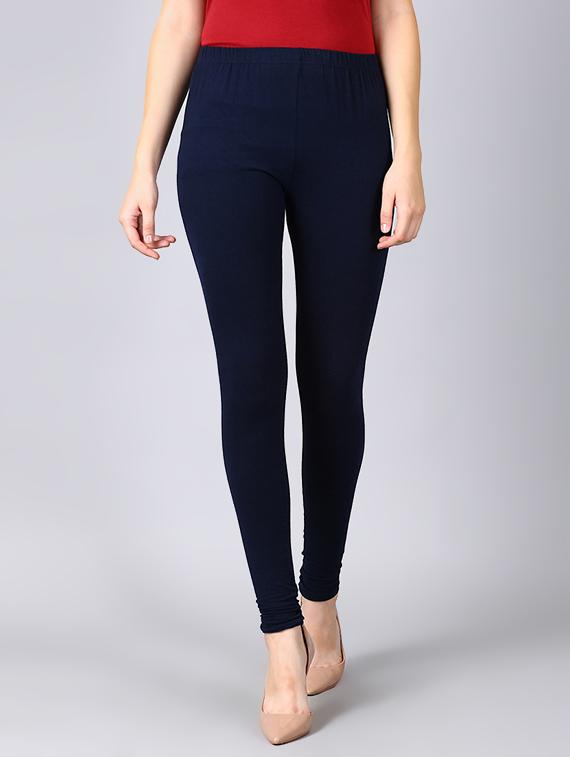 navy blue cotton leggings - 16974099 - Zoom Image - 1