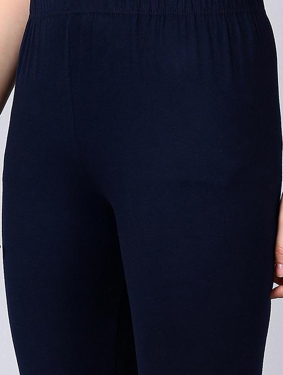navy blue cotton leggings - 16974099 - Zoom Image - 5