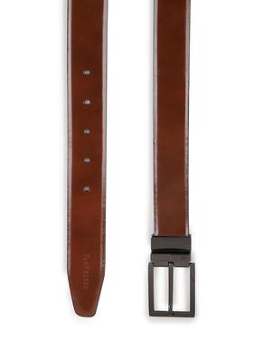 brown reversible leather belt - 16974472 - Standard Image - 3
