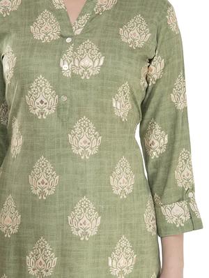 block print straight kurta - 16974647 - Standard Image - 4