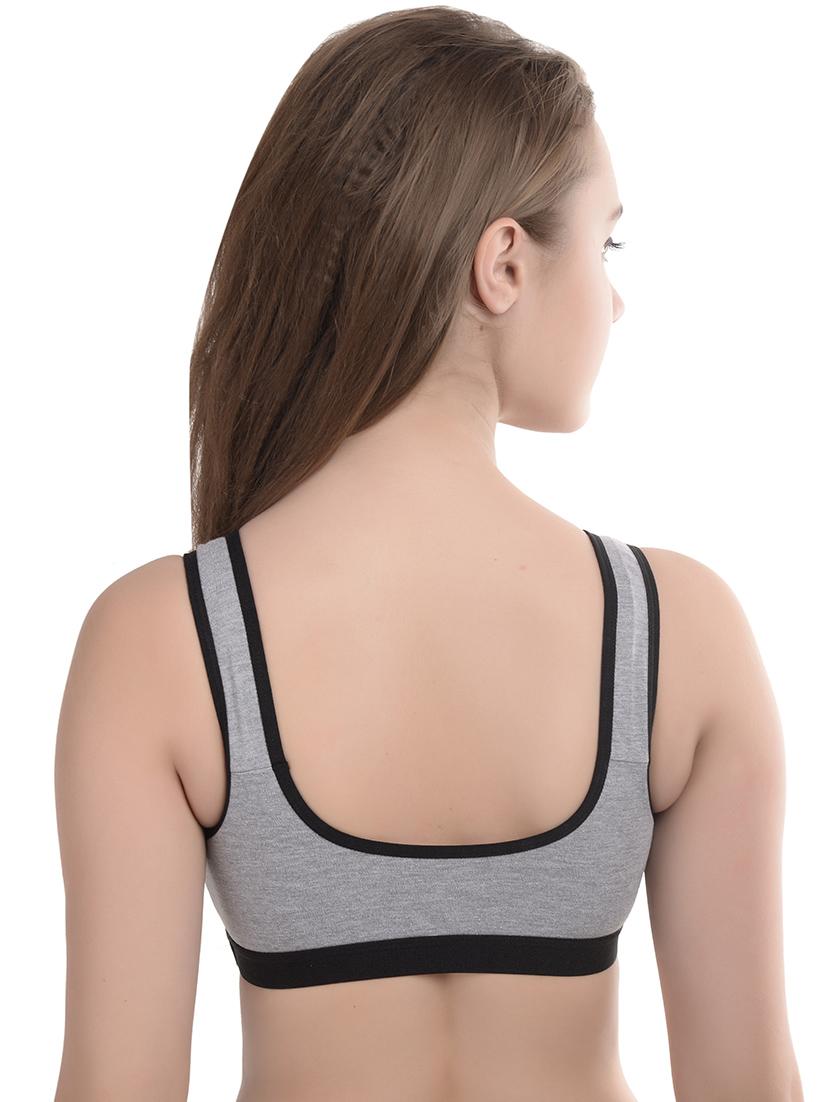 color block sports bra - 16974707 - Zoom Image - 3