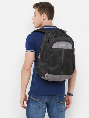 black polyester backpack - 16974724 - Standard Image - 6