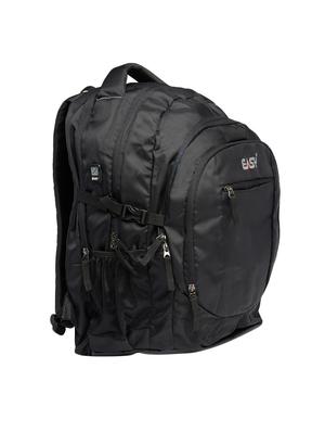 black polyester backpack - 16974745 - Standard Image - 4
