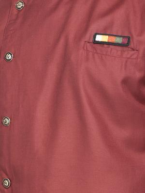 red solid asymmetric short kurta - 16974870 - Standard Image - 5