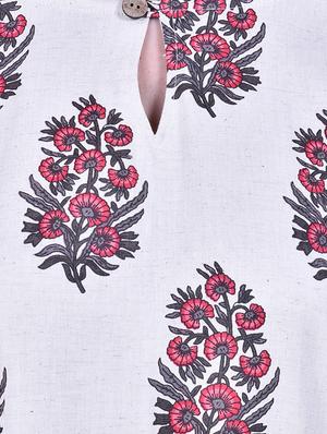 printed straight kurta - 16975117 - Standard Image - 5