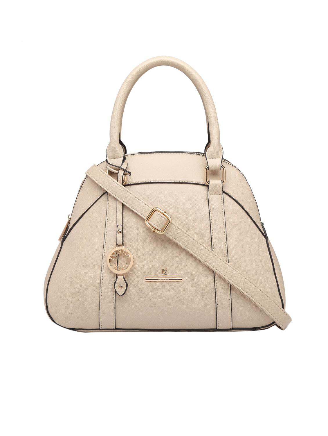 beige leatherette (pu) regular handbag - 16975185 - Zoom Image - 1