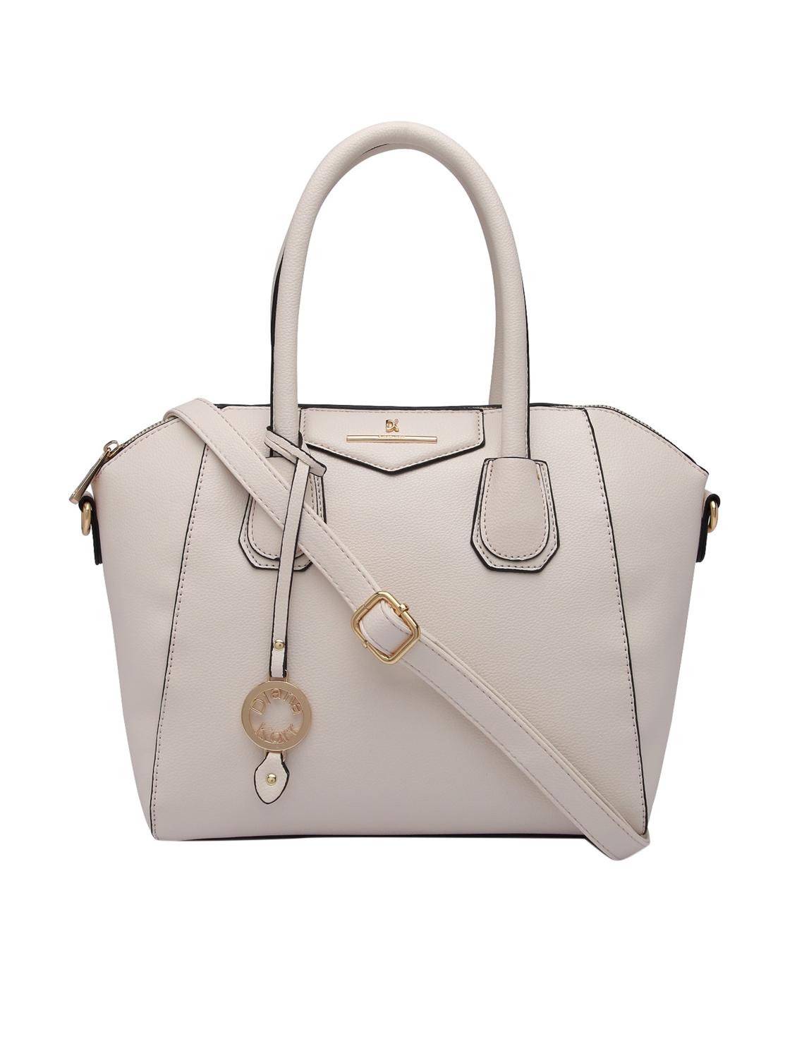 beige leatherette (pu) regular handbag - 16975195 - Zoom Image - 1