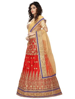 embroidered panelled lehenga - 16975738 - Standard Image - 2