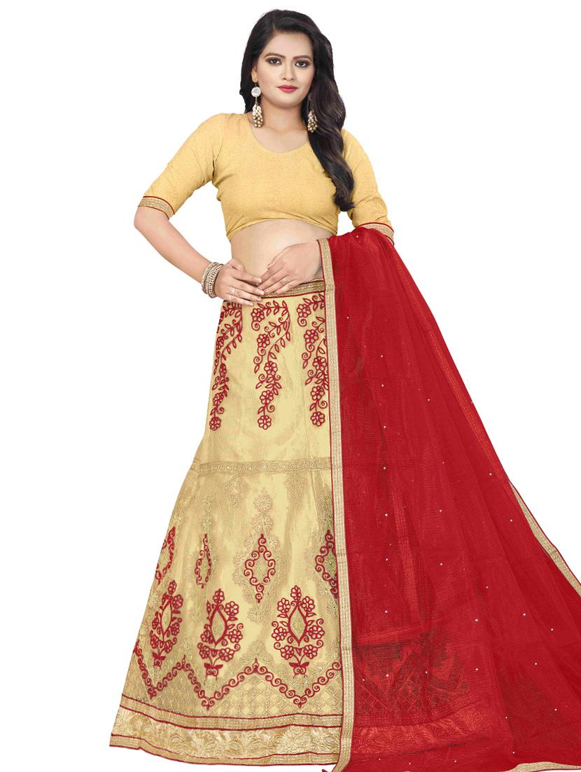embroidered panelled lehenga - 16975762 - Zoom Image - 1