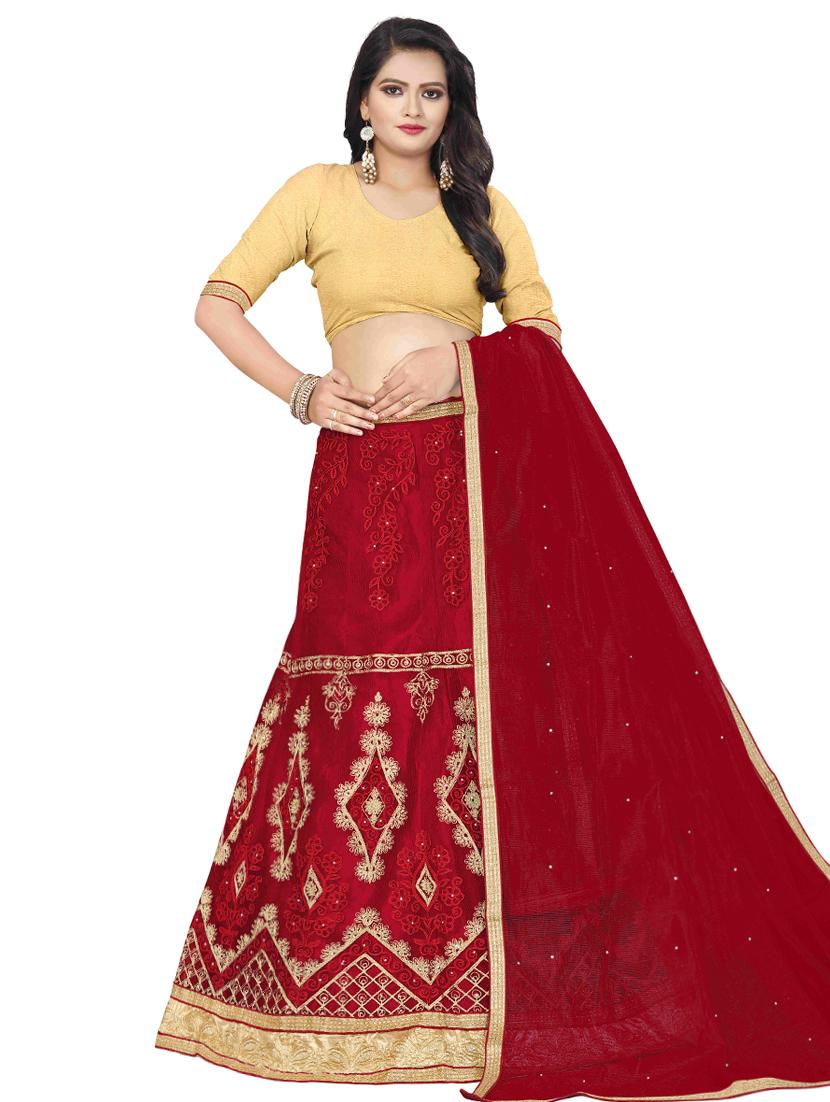 embroidered panelled lehenga - 16975767 - Zoom Image - 1