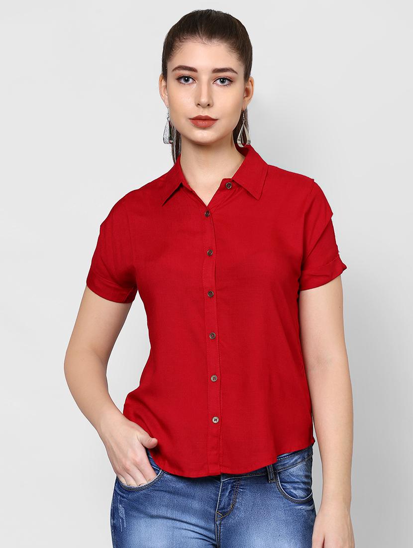 short sleeved solid shirt - 16975966 - Zoom Image - 1