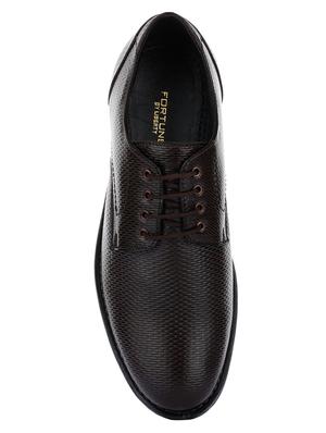 brown leather laceup derbies - 16976131 - Standard Image - 4