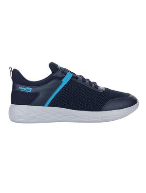 navy blue lace up sport shoes - 16976155 - Standard Image - 2