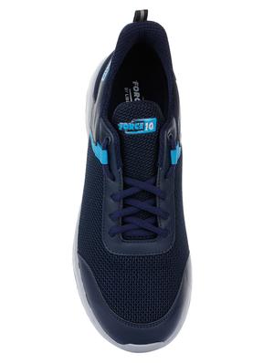 navy blue lace up sport shoes - 16976155 - Standard Image - 4