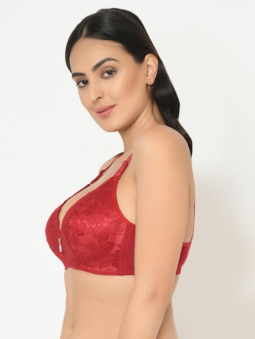 embellish detail laced bra - 16976194 - Zoom Image - 2