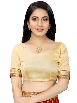 half & half embroidered saree with blouse - 16976274 - Standard Image - 4