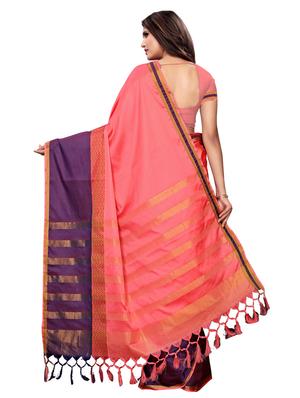 bordered maheshwari saree with blouse - 16976743 - Standard Image - 2