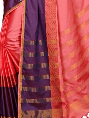 bordered maheshwari saree with blouse - 16976743 - Standard Image - 3