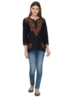 chikankari straight kurti - 16977103 - Standard Image - 5