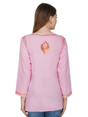 chikankari straight kurti - 16977108 - Standard Image - 4