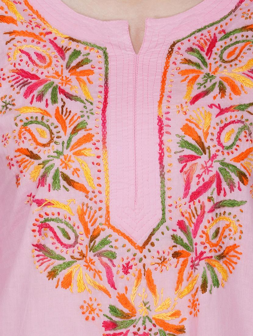 chikankari straight kurti - 16977108 - Zoom Image - 6