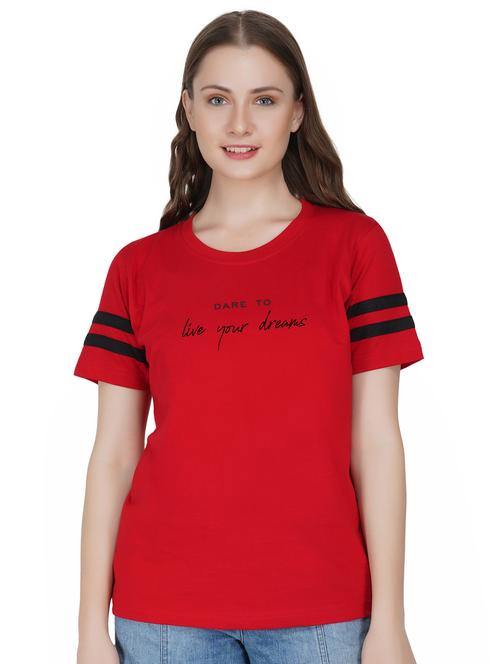 round neck quirky tee - 16978188 - Standard Image - 1
