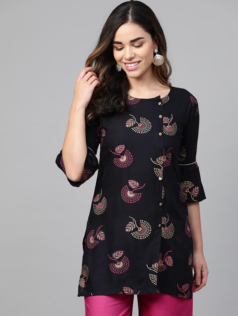 printed straight kurti - 16978283 - Zoom Image - 1