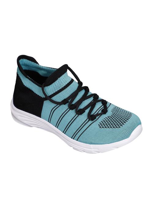 blue lace-up sports shoes - 16978373 - Standard Image - 1