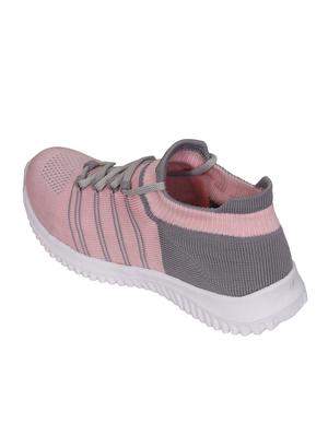 pink lace-up sports shoes - 16978376 - Standard Image - 3