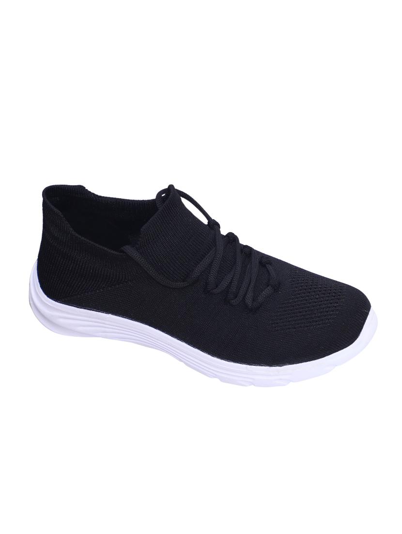 black lace-up sports shoes - 16978378 - Zoom Image - 1