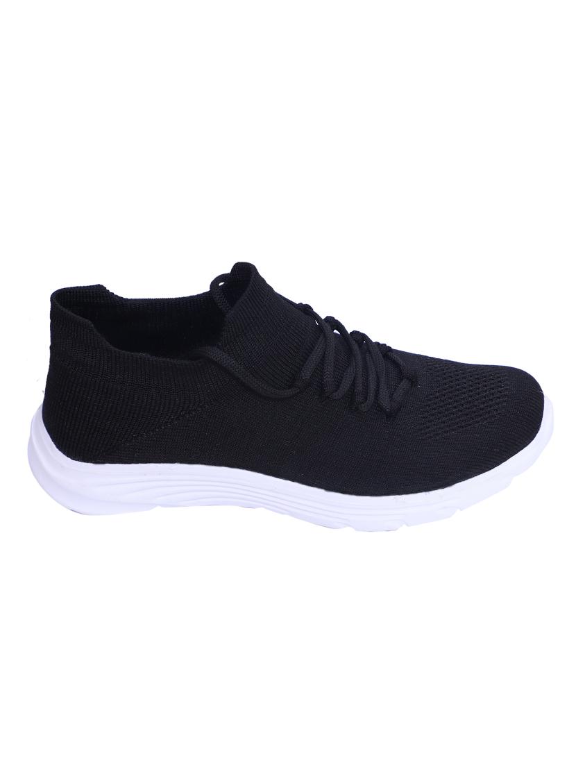 black lace-up sports shoes - 16978378 - Zoom Image - 2
