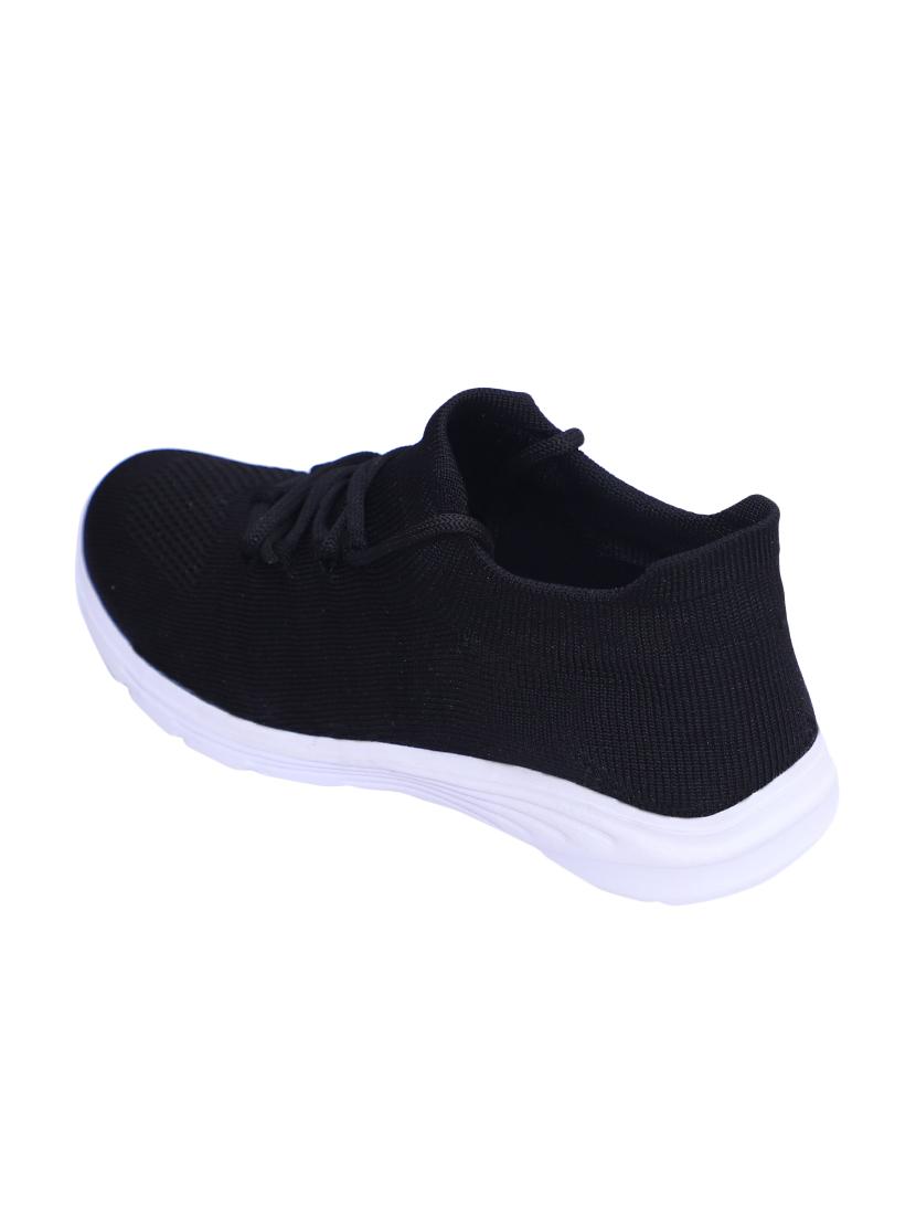 black lace-up sports shoes - 16978378 - Zoom Image - 3