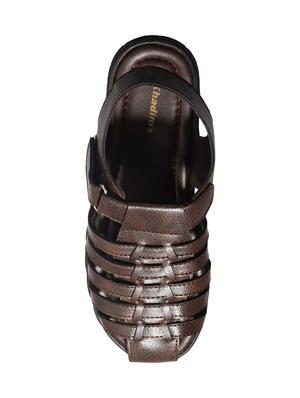 brown back strap sandals - 16978621 - Standard Image - 4