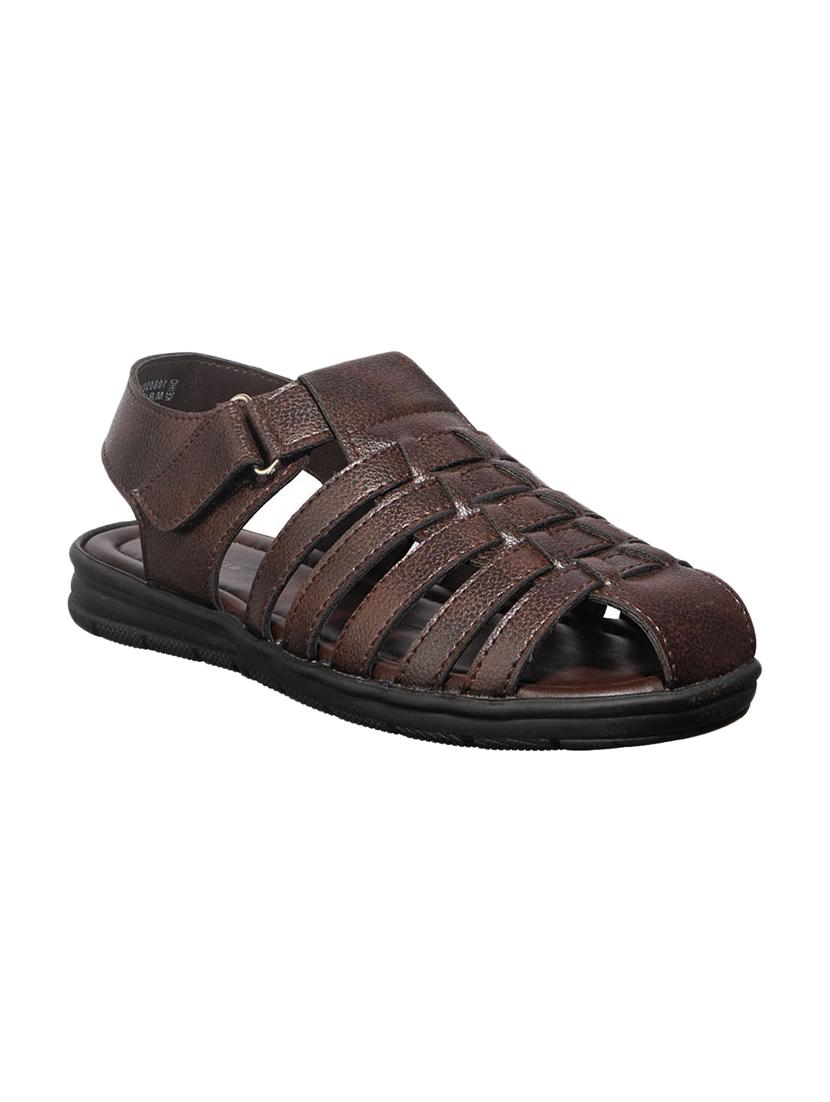 brown back strap sandals - 16978621 - Zoom Image - 1