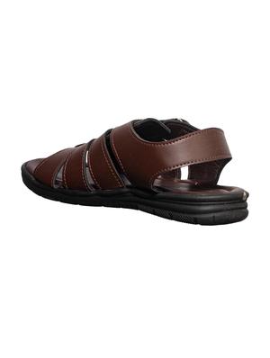 brown back strap sandals - 16978627 - Standard Image - 3