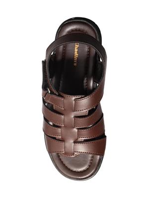 brown back strap sandals - 16978627 - Standard Image - 4