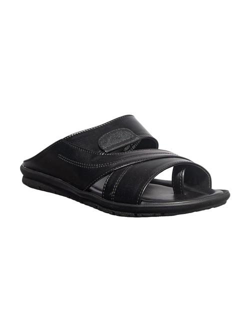 black slip on sandals - 16978635 - Standard Image - 1